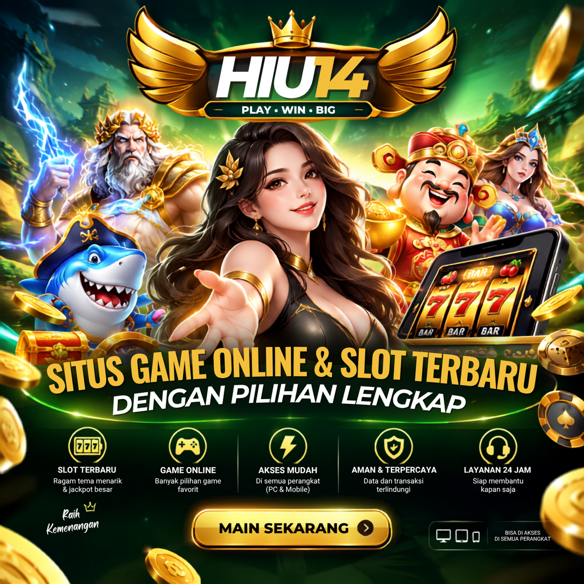 Situs Game Online & Slot dengan Pilihan Permainan Terbaik